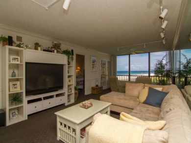 Living room with flat screen TV